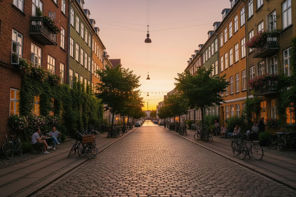 Kopenhagen Abend Pflanzen Gemütlich